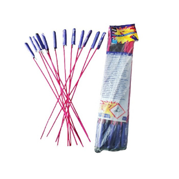 PISZCZĄCE RAKIETKI 12 SZTUK JR05