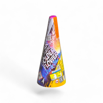 SOPKA STŘÍBRNÁ ČERVENÁ PLAMEN ZLATÁ KVĚTINA + ČERVENÉ A MODRÉ HVĚZDY JF92